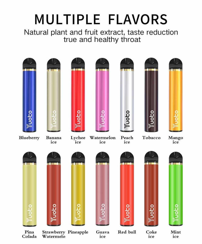 Yuoto Disposable Vape Starter Kit 900mAh 1500 Puffs