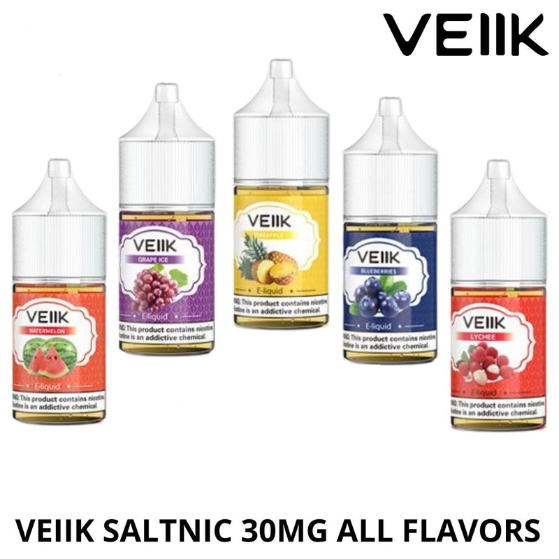 VEIIK SALTNIC 30ML ALL FLAVORS 30MG