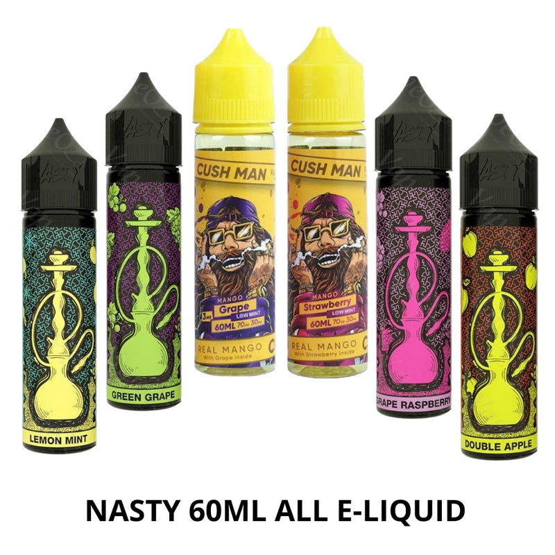 NASTY E-LIQUID 60ML 3MG NICOTINE ALL FLAVORS