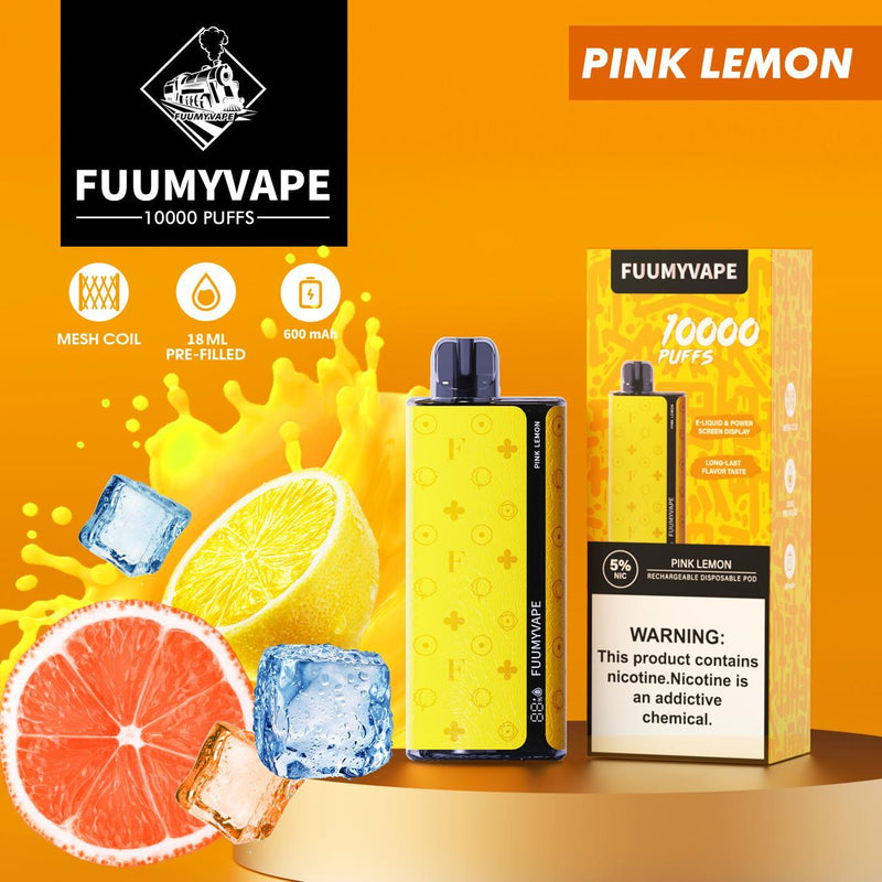 FuumyVape 10000 Puffs Disposable PINK LEMON