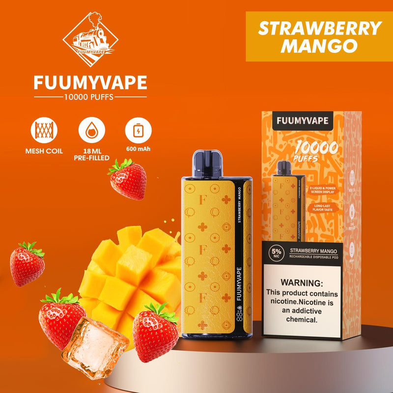 FuumyVape 10000 Puffs Disposable STRAWBERRY MANGO