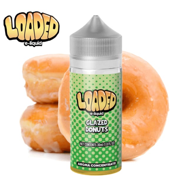 LOADED 120ML E-LIQUID GLAZED DONUTS