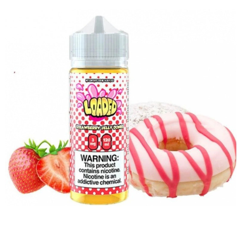 LOADED 120ML E-LIQUID STRAWBERRY JELLY DONUT