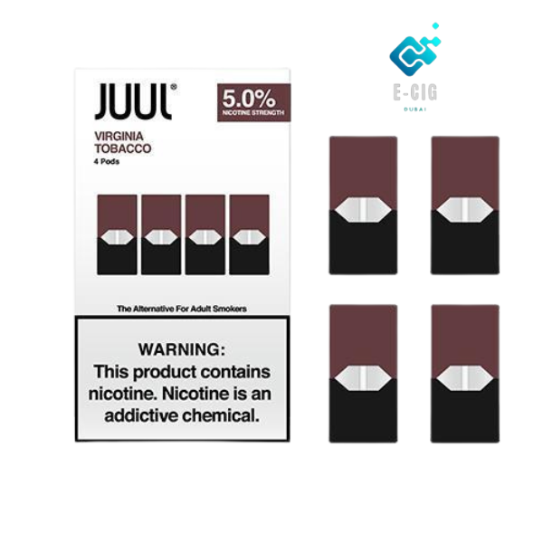 Juul Virginia Tobacco Pods in Dubai UAE 