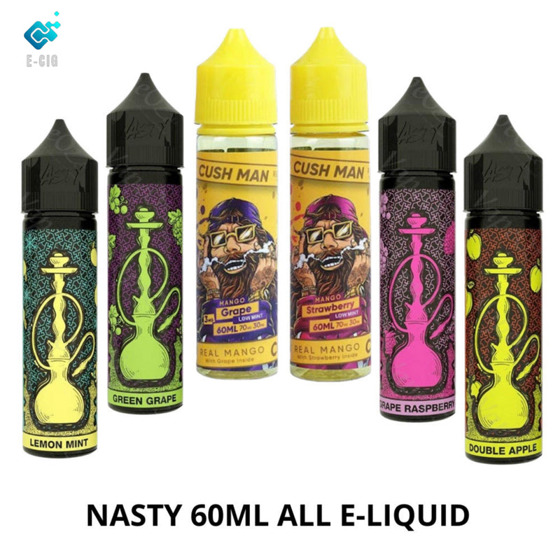 NASTY E-LIQUID 60ML 3MG NICOTINE ALL FLAVORS IN DUBAI