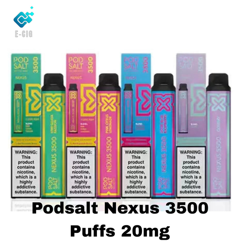 Podsalt Nexus Disposable 3500 Puffs 20mg IN DUBAI