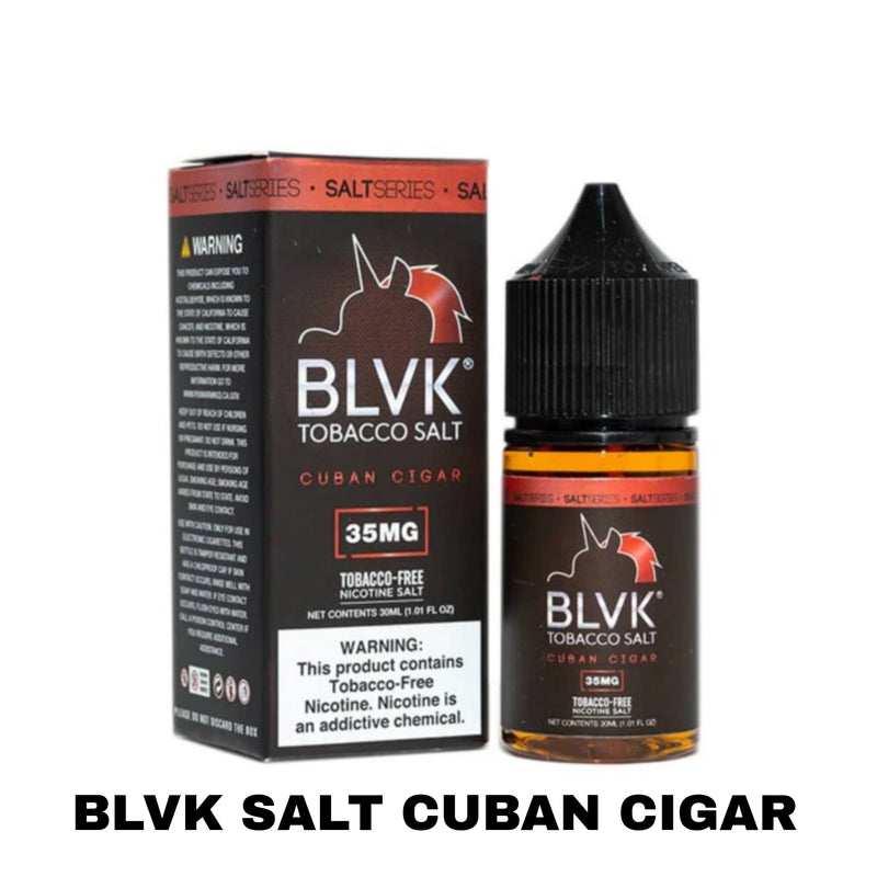 BLVK SALT NIC CUBAN CIGAR