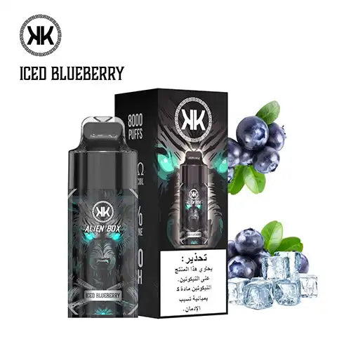 KK ALIEN BOX 8000 PUFFS ICED BLUEBERRY