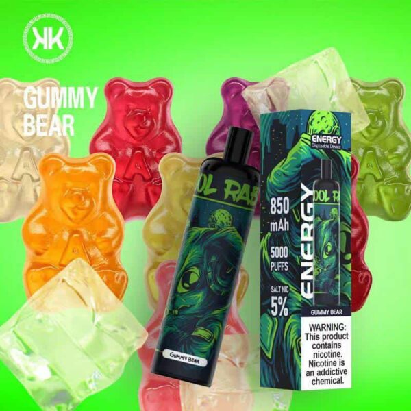 KK ENERGY 5000 PUFFS GUMMY BEAR