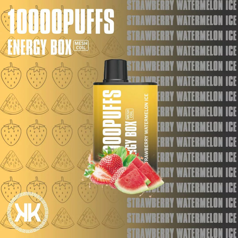 KK Energy Box 10000 Puffs STRAWBERRY WATERMELON ICE