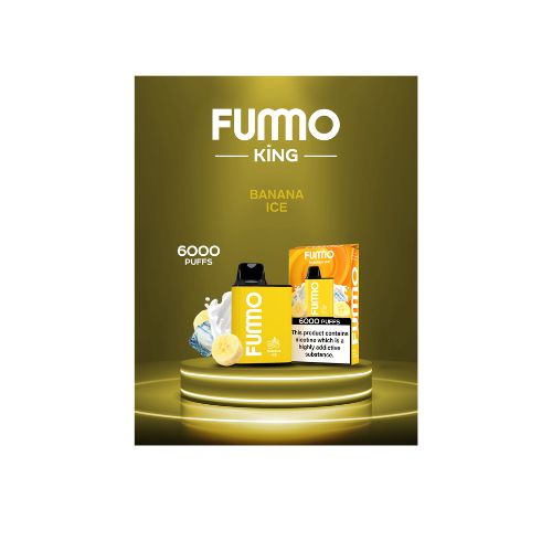 FUMMO KING DISPOSABLE 6000 PUFFS BANANA ICE